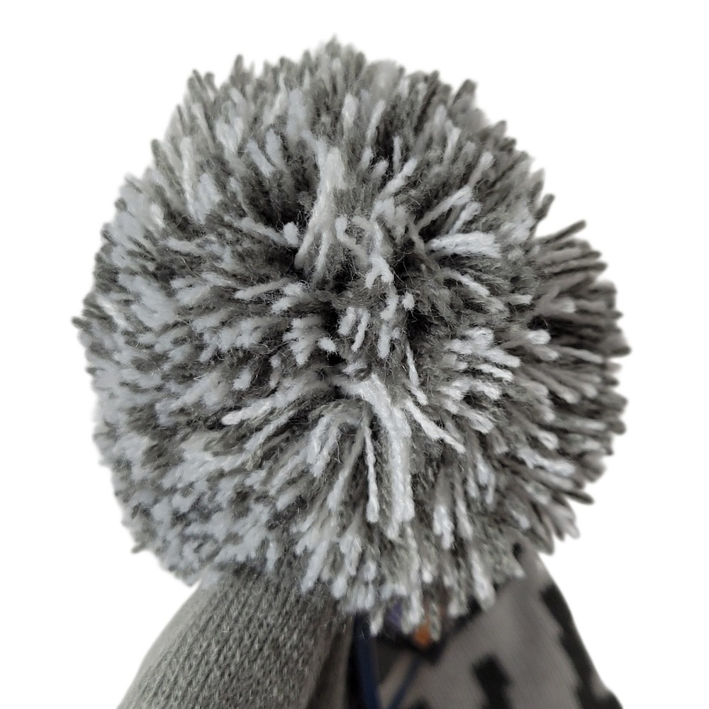 Callaway Beanie Hat Insulated Unisex Gray Knit Pom Golf Outdoor Winter Elements - Picture 6 of 10